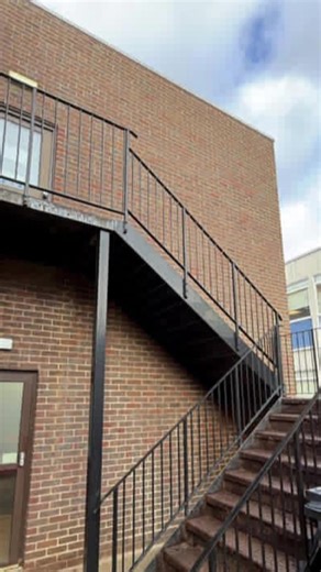 Fire Escape replacement, original condemned due to corrosion. Fire escape removed. MTST Structures CAD 3D Modelled and fabricated a replacement, galvanised and installed. Another happy customer #welding #fyp #bespoke #iron #steel