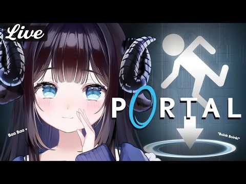 BLIND PLAYTHROUGH! My first Portal run! 🔵 [Portal]