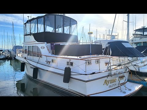 SOLD! - 1979 Ocean Yachts 40+2 Trawler (Walk Through)
