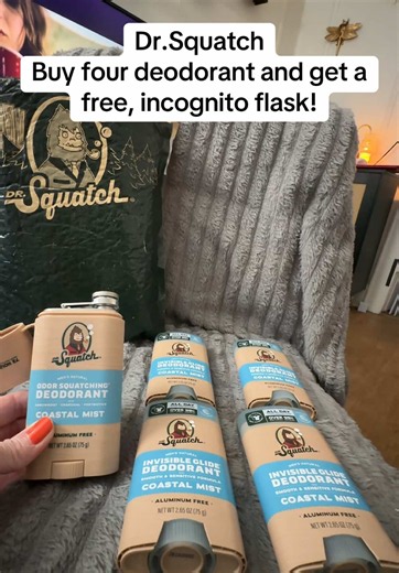 @Dr. Squatch #Deodorant #FreeGift #Flask #Incognito | dr. squatch