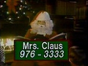Mrs. Claus - 976-3333 (Commercial, 1984)