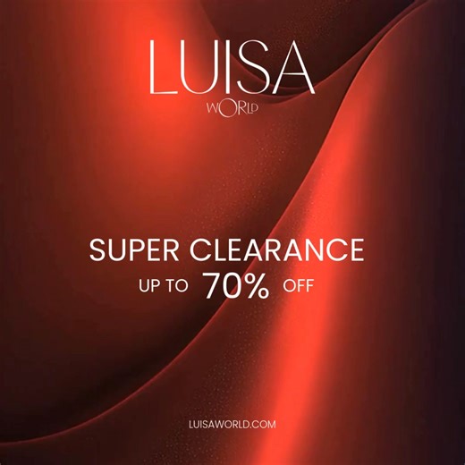1.5K views | Super Clearance: Up to 70% Off. Online only at luisaworld.com | Luisa World | Facebook