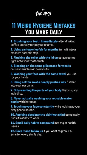 11 WEIRD HYGIENE MISTAKES YOU MAKE DAILY #hygiene #mistakes #daily #mindset #psychology #facts #life