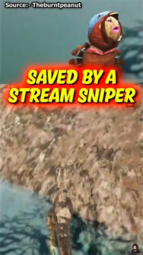 Peanut Saved by a Stream Sniper #shorts #theisle
