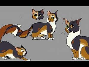 designing and drawing Warrior Cats