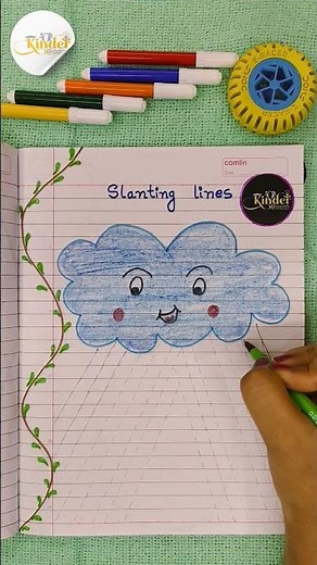 "Fun with Lines! | Standing, Sleeping & Slanting Line for Pre Nursery Kids ✏️👶 #Shorts"