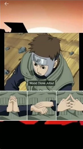 wood clone jutsu hand sing