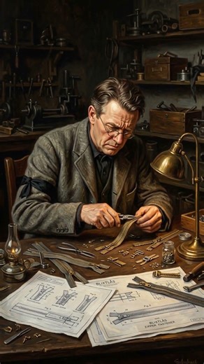 His Invention Jammed Every Single Time — Then His Wife Died 🤐 #history #invention #zipper