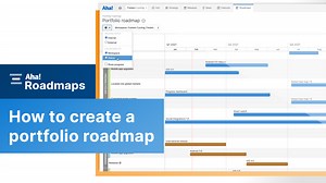 Aha! Roadmaps | How to create a portfolio roadmap