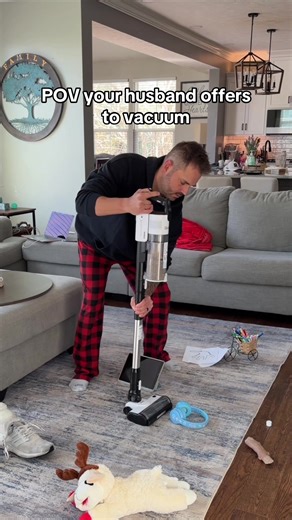 Hilarious Husband Vacuuming POV