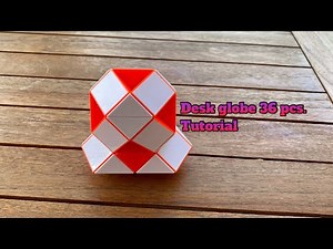 Magic Snake 36 Pcs. Tutorial: How To Make A Desk Globe [Kübirik Snake Masa KüresiYapımı]