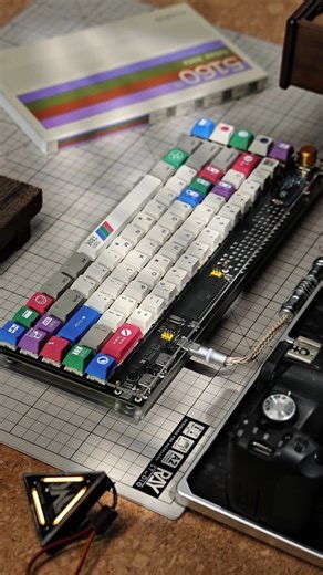 LeleLab on Instagram: "🔥The ultimate Y2K keyboard is here! Who said keyboards are just for typing? ?! This one's literally the soul of your desk setup! 🌈 Customizable panel animations - Give it a new "digital face" every day! #y2kkeyboard #lelelab #desksetupgoals #cyberoffice #lelelabkeycaps #aesthetickeyboards #prettydesksetup #keycapcollector #customkeyboard #typingasmr #keebstuff #keyboards #keyboard #mechanicalkeyboard #keebs #soundtest #soundtest #keycaps #keyboardtyping #keycapset #mechk