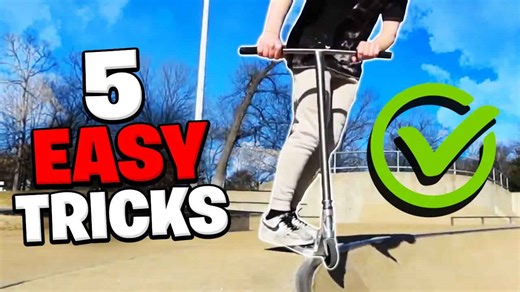 Top 5 beginner scooter tricks *easy tricks to learn in 5 minutes*
