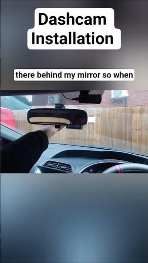 How to install dashcam in car front and back