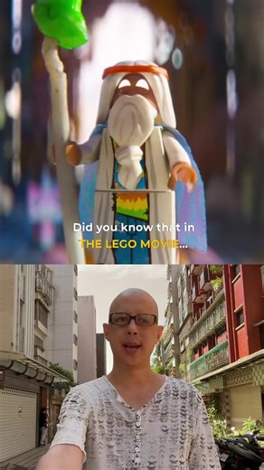 Did you know that in THE LEGO MOVIE... Vitruvius says,