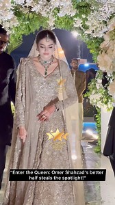 431K views · 4.5K reactions | “Enter the Queen: #omershahzad ’s better half #shanzaylodhi steals the spotlight!”#viralvideos #foru #allpakshowbizstarz #bride #shanzaylodhi  @amnarasoolofficial | All Pakistan Showbiz Starz | Facebook