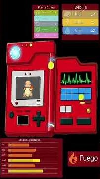 Charmander Pokedex #004 #pokedex #pokemon #pokemongo #nintendo #poketrainer