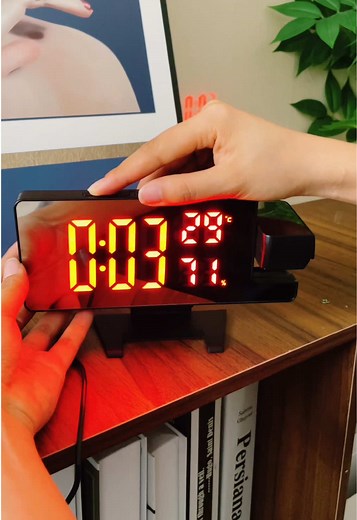 Moderno reloj despertador digital LED 3D para tu hogar