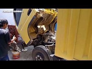 bagian yang perlu di stempet pada truk canter