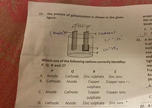 The process of galvanization is shown in the given figure.Whi... | Filo