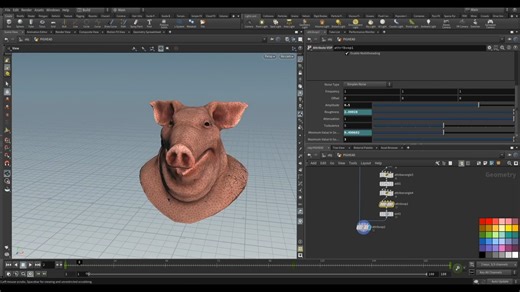 [Houdini tutorial] Disintegration Effect for Beginners (Easy to follow) - Subtit
