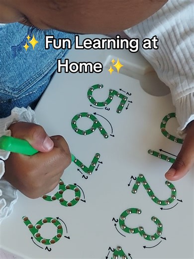 We love screen-free learning at home ✏️🤍 This magnetic tracing board keeps my kids engaged. Tap the cart to shop ⬅️ #tiktokshop #kidslearning #montessoritoys #screenfree #momlife