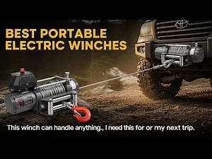 TOP 5 Best Portable Electric Winches 2025 | Believe How Powerful These Portable Electric Winches Are
