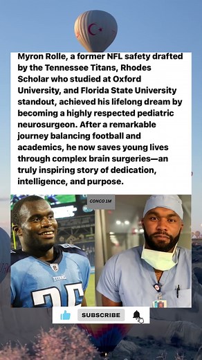 From NFL Player & Rhodes Scholar to Pediatric Neurosurgeon – Myron Rolle’s Epic Journey! #shorts
