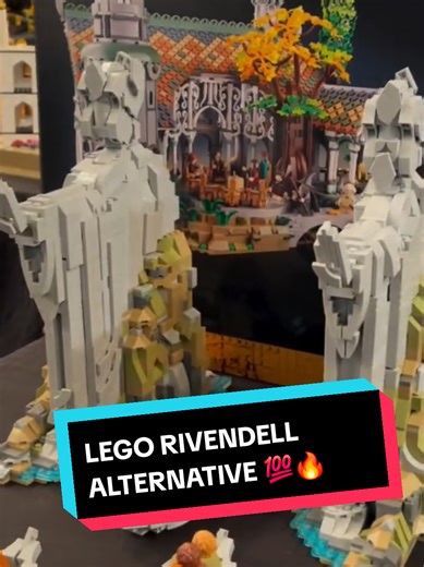 @The laser symphony Viens à la maison mon pote et je détruis rivendell pour qu'on le fasse à deux ?? 😁 Aujourd'hui on parle construction alternative, en partant d'un set Lego mythique de l'univers du Seigneur Des Anneaux: Rivendell ! 👀🔥