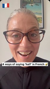 4 ways of saying ‘half’ 🥑 in French? 🇫🇷 Speak better French now! #howtosayhalfinfrench 1. (A) half of something - La moitié / Une moitié de quelque chose (It’s a feminine noun) He has eaten half of the cake! Il a mangé la moitié du gâteau !🍰 2. A half-something (an adjective. Use it like the old-fashioned ha’penny, half-penny. Demi-quelque chose. The spelling of demi is invariable (never changes spelling) no matter if the noun it’s attached to, with a hyphen, is masculine, feminine or plural