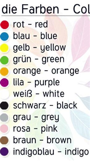 Colors in German | Learn German Colors Easily 🎨