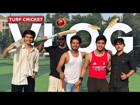 Playing Turf Cricket 🏏 | With Sahil And Anuj - NON STOP FUN 😂🔥