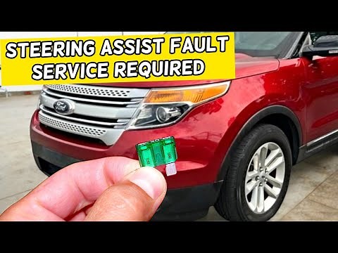 Ford Explorer Steering Assist Fault Service Required 2011 2012 2013 2014 2015