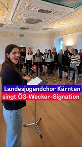 Magisch 😍 So klingt es, wenn der Kärntner Landesjugendchor unsere Ö3-Wecker-Signation singt! 🎶 Wir waren mit unserem TikTok-Kanal "sag_mal" bei ihnen zu Gast - und haben geklärt, welche Stimme in einem Chor wirklich wichtig ist 😉 Was sagst du dazu? | Hitradio Ö3