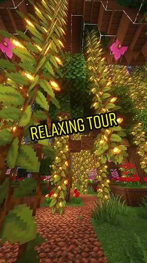 Exploring Artificial Lush Caves and Apiary in Minecraft with Shaders