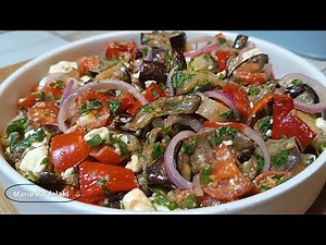 Η πιο νόστιμη Μελιτζανοσαλάτα που έχεις φάει ποτέ 🍆🔥| ‪@mariaPardalaki‬