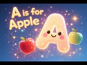 A Is for Apple 🍎 | Learn the Alphabet with Magic Light ✨ | ABC Song for Kids