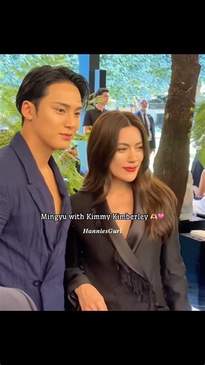 OH MY GOD, Mingyu with Kimberley 😭😭 #mingyu #kimberley #seventeen #svt #shorts #fyp