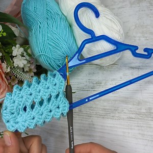 18K views · 203 reactions | I love this model殺 Look what i knit on the coat hanger ! How to make eye catching crochet knitting | Knitting Fashion | Facebook