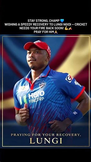 LUNGI NGIDI INJURY NEWS #ipl #ipl2026 #lungingidi #punjabkings #delhicapitals #ytshorts #explore