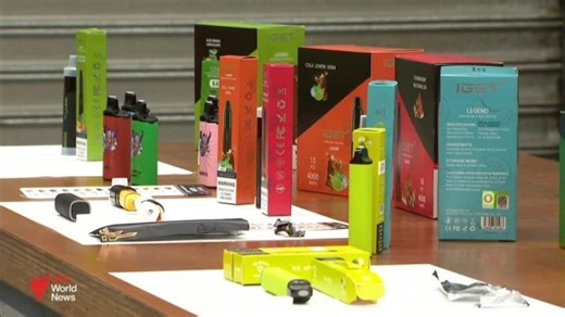 Vapes: Australia's second-largest illicit drug market despite crackdown