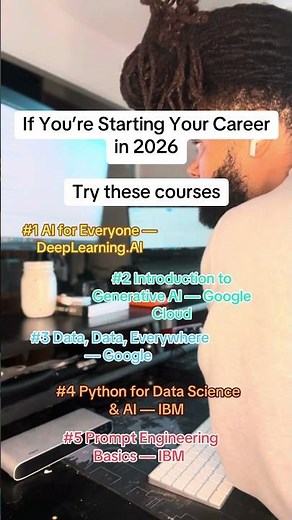Top Courses to learn in 2026
