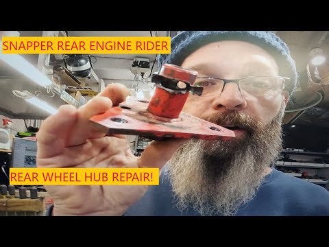 Snapper Rear Engine Rider | Rear Wheel Hub Repair!