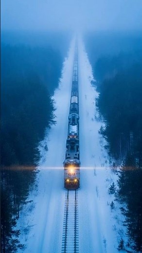 This Train Is Pushed From the Middle 🚂 (Canada Engineering Explained) #engineering