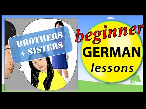 Brothers and sisters in German | Beginner German Lessons for Children