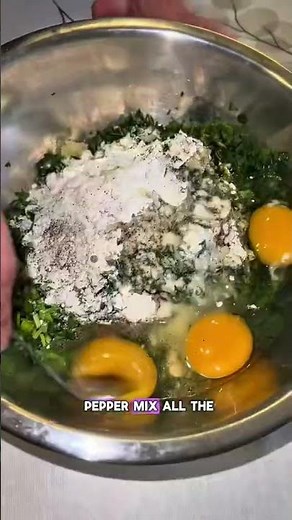 persian herb fritata- (kuku sabzi in Persian)