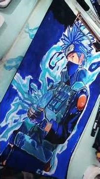 Kakashi Art Final Part 😈🗿#shorts #art #drawing #narutoshippuden #anime #kakashi #naruto #viral #edit