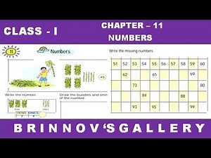 Class 1 | Maths | Chapter 11 | Numbers | NCERT | class 1 maths chapter 11 numbers | learn numbers