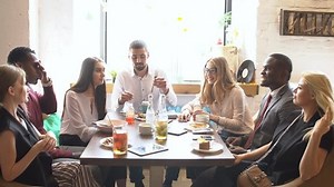 Multi Ethnic People Talking About Work Stock Footage Video (100% Royalty-free) 28757152 | Shutterstock