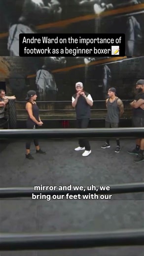 Andre Ward teaching footwork for beginners 🔥🔥🔥🔥#boxingtraining #andreward
